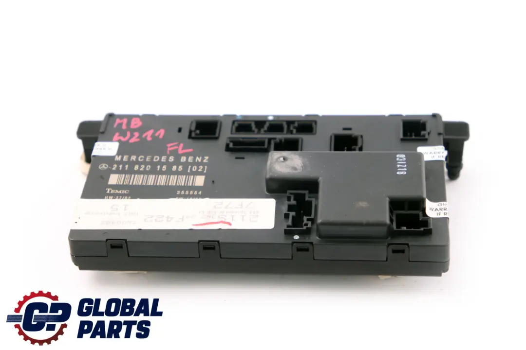  Mercedes-Benz E-Klasse W211 S211 Vorne Links Tür Steuergerät Modul A211820158 - SKU A2118201585 - Teilenummer A2118201585