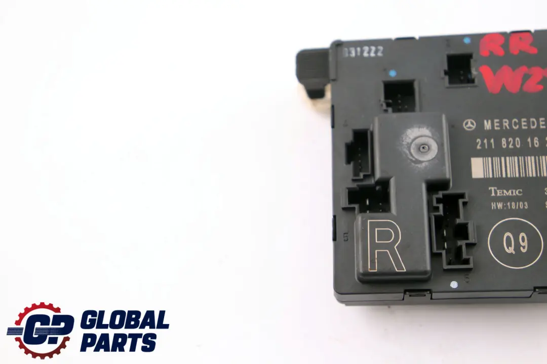 Unidad De Control De Puerta Trasera Derecha para Mercedes S211 W211 con número de pieza A2118201626 Mercedes S211 W211 Unidad De Control De Puerta Trasera Derecha - SKU A2118201626 - Número de pieza A2118201626
