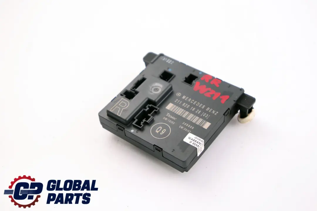 Mercedes S211 W211 Unidad De Control De Puerta Trasera Derecha - SKU A2118201626 - Número de pieza A2118201626