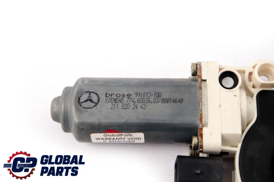 Mercedes-Benz E-Klasse W211 S211 Fensterhebermotor Antrieb Hinten Rechts für mit Teilenummer A2118202442 Mercedes-Benz E-Klasse W211 S211 Fensterhebermotor Antrieb Hinten Rechts - SKU A2118202442 - Teilenummer A2118202442