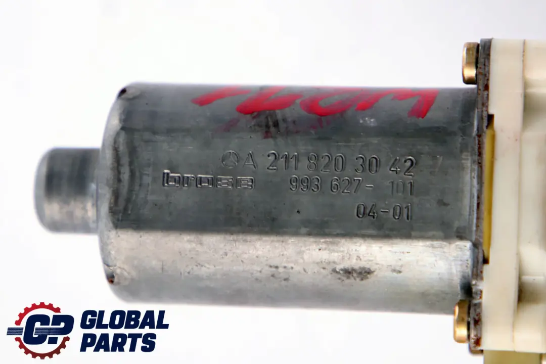 Puerta Delantera Derecha O/S Elevalunas Motor Regulador para Mercedes E W211 S211 con número de pieza A2118203042 Mercedes E W211 S211 Puerta Delantera Derecha O/S Elevalunas Motor Regulador - SKU A2118203042 - Número de pieza A2118203042