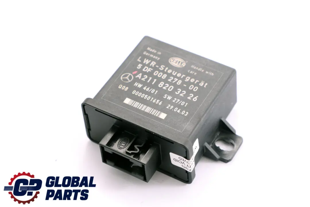 Bi-Xenon Headlight Level Control Unit Module LWR to Mercedes E-Class W211 S211 with Part number A2118203226 Mercedes E-Class W211 S211 Bi-Xenon Headlight Level Control Unit Module LWR - SKU A2118203226 - Part number A2118203226