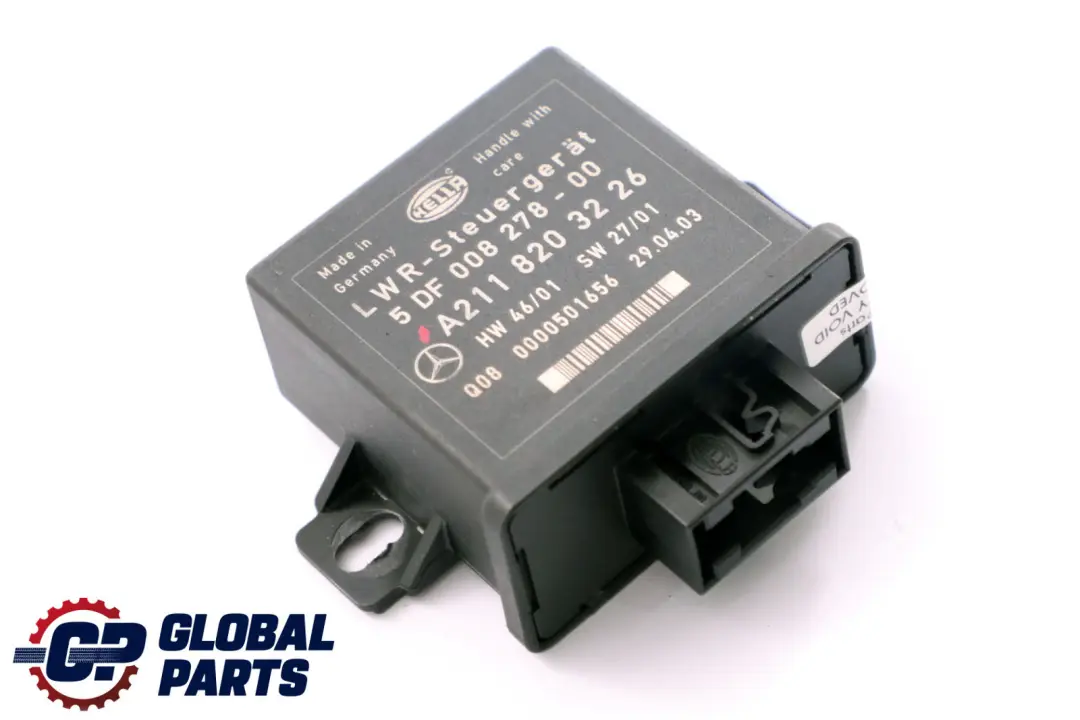 Bi-Xenon Headlight Level Control Unit Module LWR to Mercedes E-Class W211 S211 with Part number A2118203226 Mercedes E-Class W211 S211 Bi-Xenon Headlight Level Control Unit Module LWR - SKU A2118203226 - Part number A2118203226