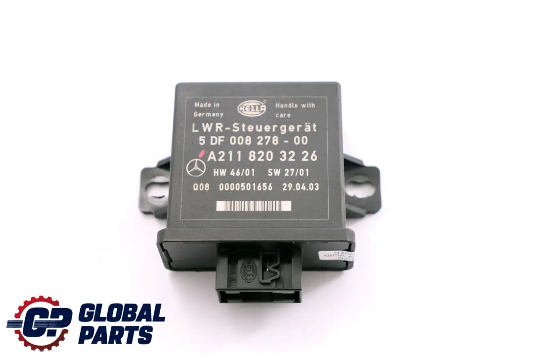 Bi-Xenon Headlight Level Control Unit Module LWR to Mercedes E-Class W211 S211 with Part number A2118203226 Mercedes E-Class W211 S211 Bi-Xenon Headlight Level Control Unit Module LWR - SKU A2118203226 - Part number A2118203226