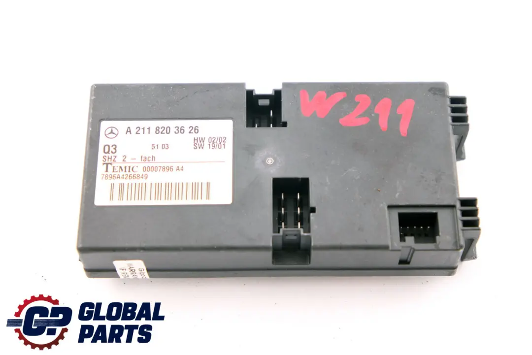 Mercedes-Benz E-Klasse W211 S211 Beheizt Sitz Control Module für mit Teilenummer A2118203626 Mercedes-Benz E-Klasse W211 S211 Beheizt Sitz Control Module - SKU A2118203626 - Teilenummer A2118203626