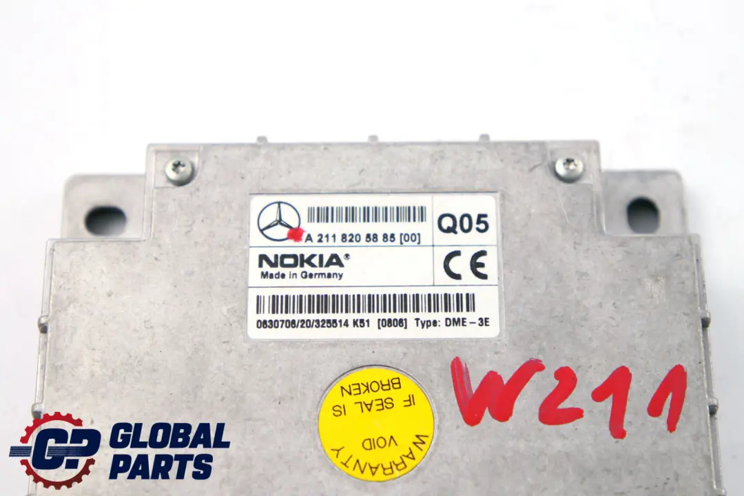 Mercedes W211 W220 Nokia Telefon Steuergerät Modul ECU - SKU A2118205885 - Teilenummer A2118205885