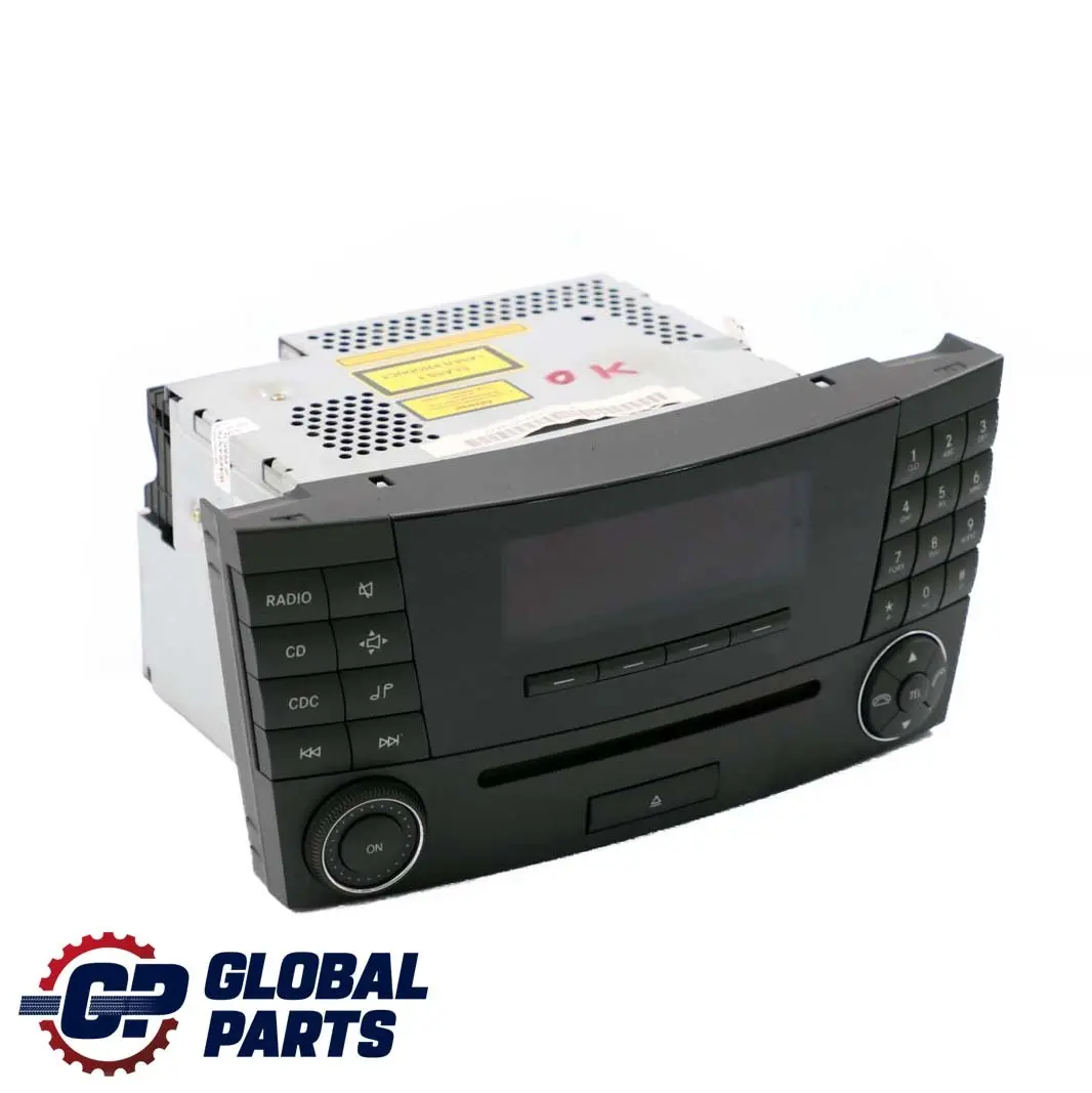 Mercedes-Benz E-Class W211 CD Player Radio Audio Head Unit to with Part number A2118209889 Mercedes-Benz E-Class W211 CD Player Radio Audio Head Unit - SKU A2118209889 - Part number A2118209889