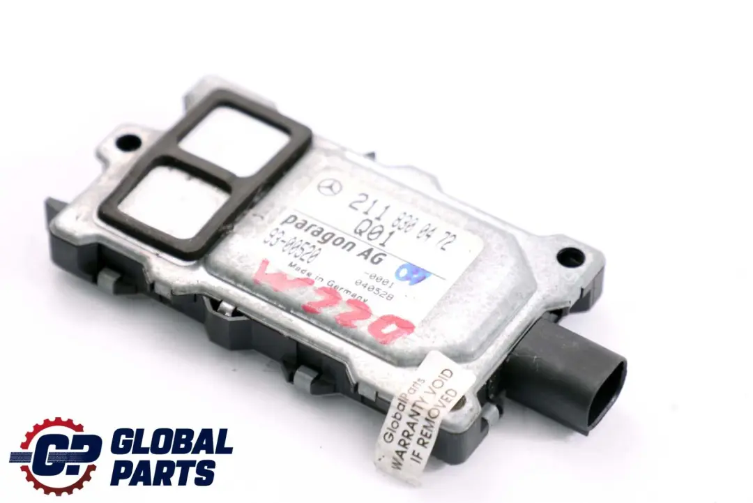 Pollution Senor Mercedes W203 W209 W211 W220 W221 Air - SKU A2118300472 - Numéro de pièce A2118300472