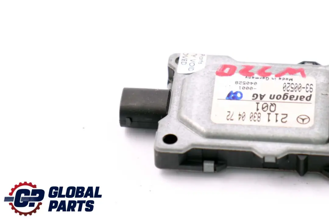 Pollution Senor Mercedes W203 W209 W211 W220 W221 Air - SKU A2118300472 - Numéro de pièce A2118300472