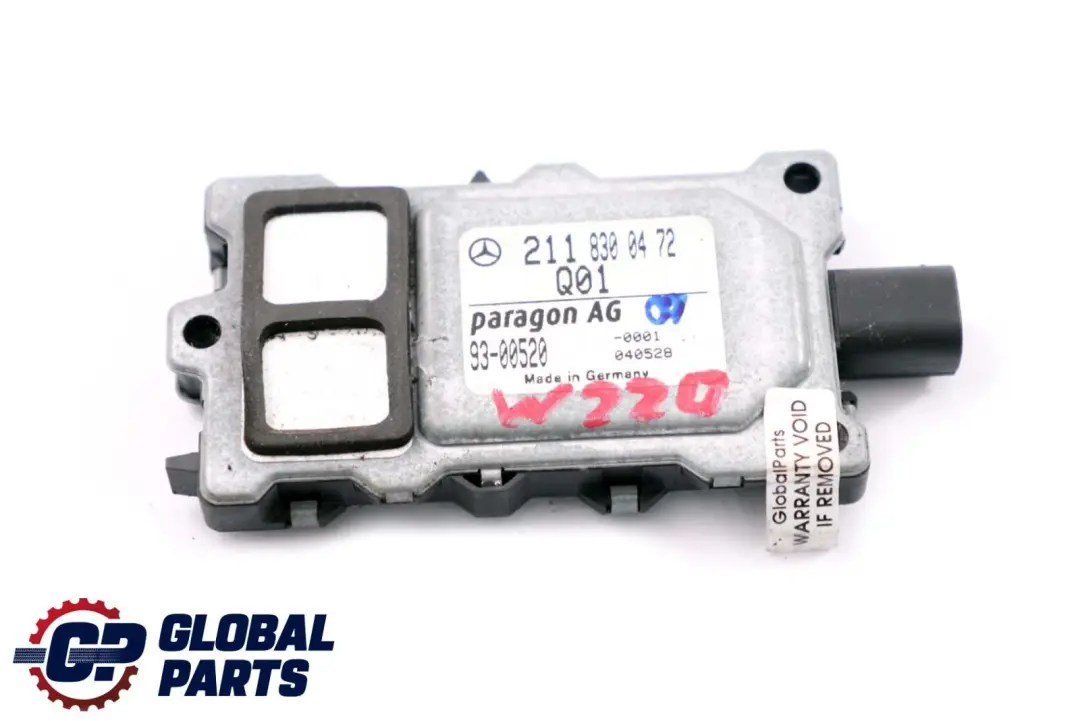 Pollution Senor Mercedes W203 W209 W211 W220 W221 Air - SKU A2118300472 - Numéro de pièce A2118300472
