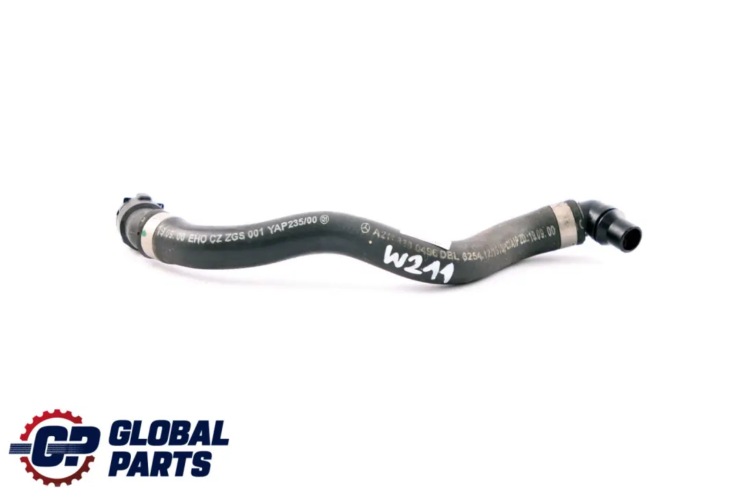 Class W211 W219 Water Coolant Hose Pipe Radiator to Mercedes E CLS with Part number A2118300496 Mercedes E CLS Class W211 W219 Water Coolant Hose Pipe Radiator - SKU A2118300496 - Part number A2118300496