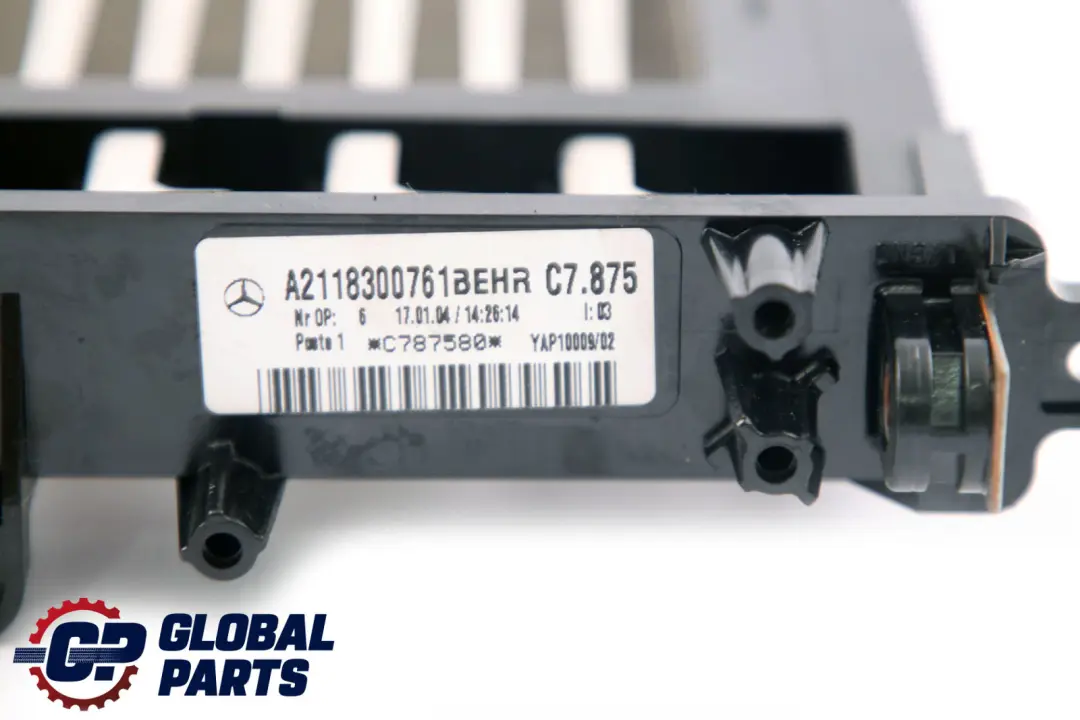 Mercedes W211 Diesel Heater Matrix Electric Auxiliary Heater Radiator - SKU A2118300761 - Part number A2118300761