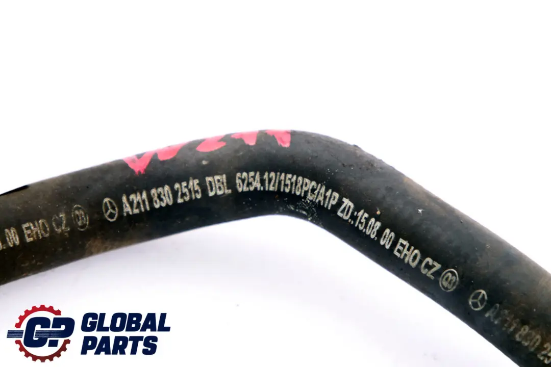 Mercedes-Benz E CLS Class W211 W219 Engine Water Coolant Hose Pipe to with Part number A2118302615 Mercedes-Benz E CLS Class W211 W219 Engine Water Coolant Hose Pipe - SKU A2118302515 - Part number A2118302615
