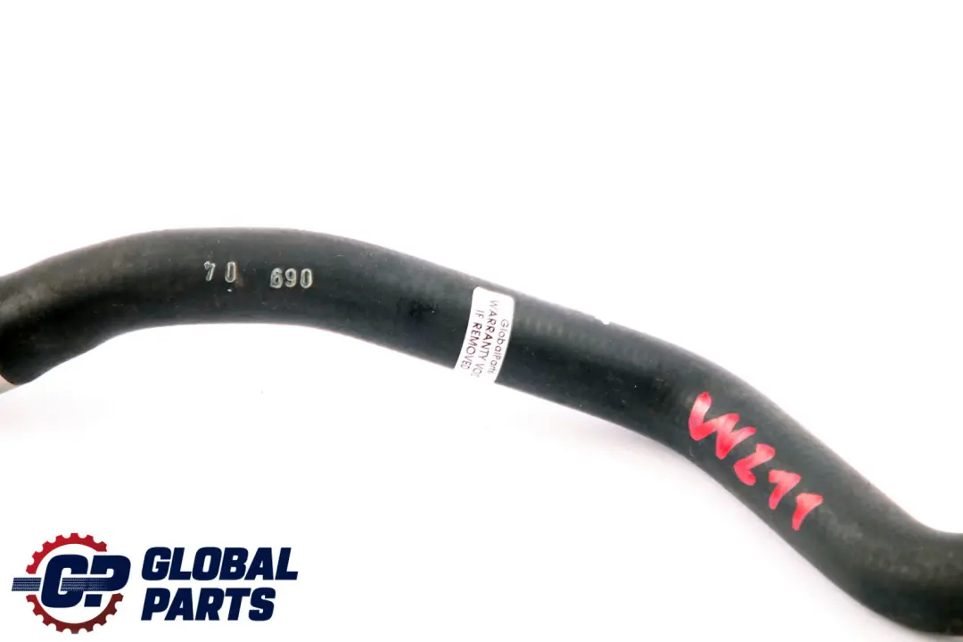Mercedes-Benz E CLS Class W211 W219 Engine Water Coolant Hose Pipe to with Part number A2118302615 Mercedes-Benz E CLS Class W211 W219 Engine Water Coolant Hose Pipe - SKU A2118302615 - Part number A2118302615