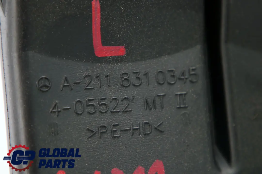 Mercedes S211 W211 W219 Kanał wentylacji tył lewy - SKU A2118310345 - Numer Części A2118310345