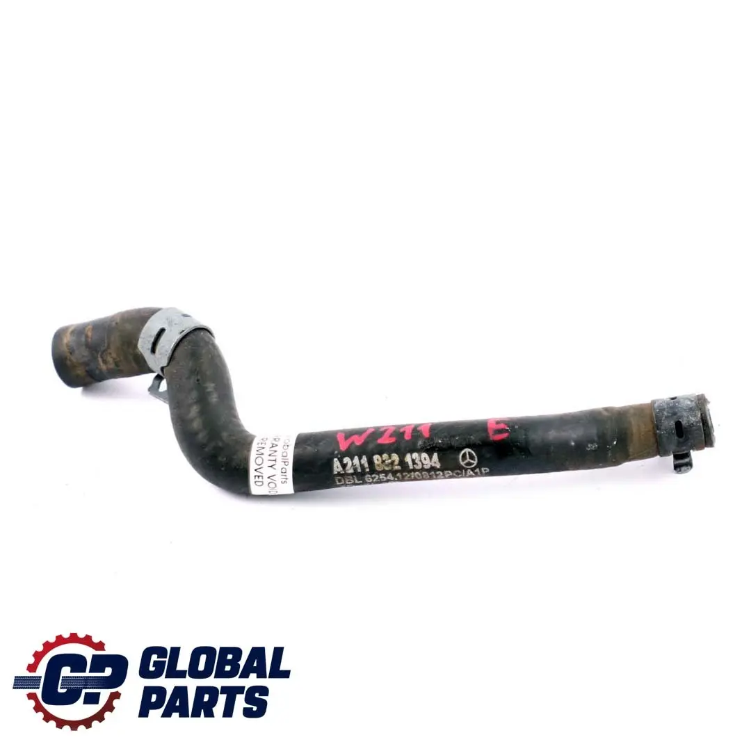 Mercedes-Benz E-Class W211 Headlamp Cleaning Coolant Return Hose to with Part number A2118321394 Mercedes-Benz E-Class W211 Headlamp Cleaning Coolant Return Hose - SKU A2118321394 - Part number A2118321394