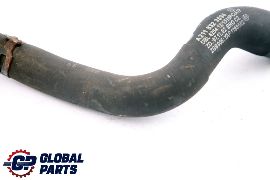 Mercedes-Benz W211 Tubo flessibile acqua raffreddamento motore per con numero di parte A2118323594 Mercedes-Benz W211 Tubo flessibile acqua raffreddamento motore - SKU A2118323594 - Numero di parte A2118323594