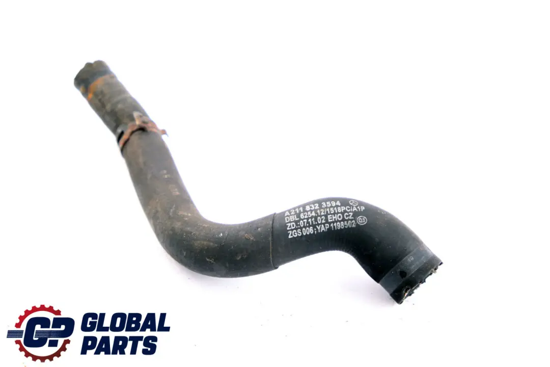  Mercedes-Benz W211 Refroidissement Moteur Eau Refroidissement Tuyau - SKU A2118323594 - Numéro de pièce A2118323594