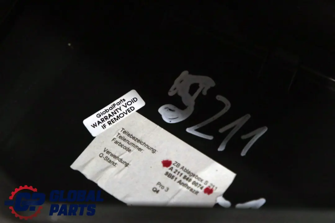  Mercedes-Benz E-Klasse W211 S211 Kombi Gepäckraum Kofferaum Verkleidung Schwar - SKU A2118400074-1 - Teilenummer A2118400074