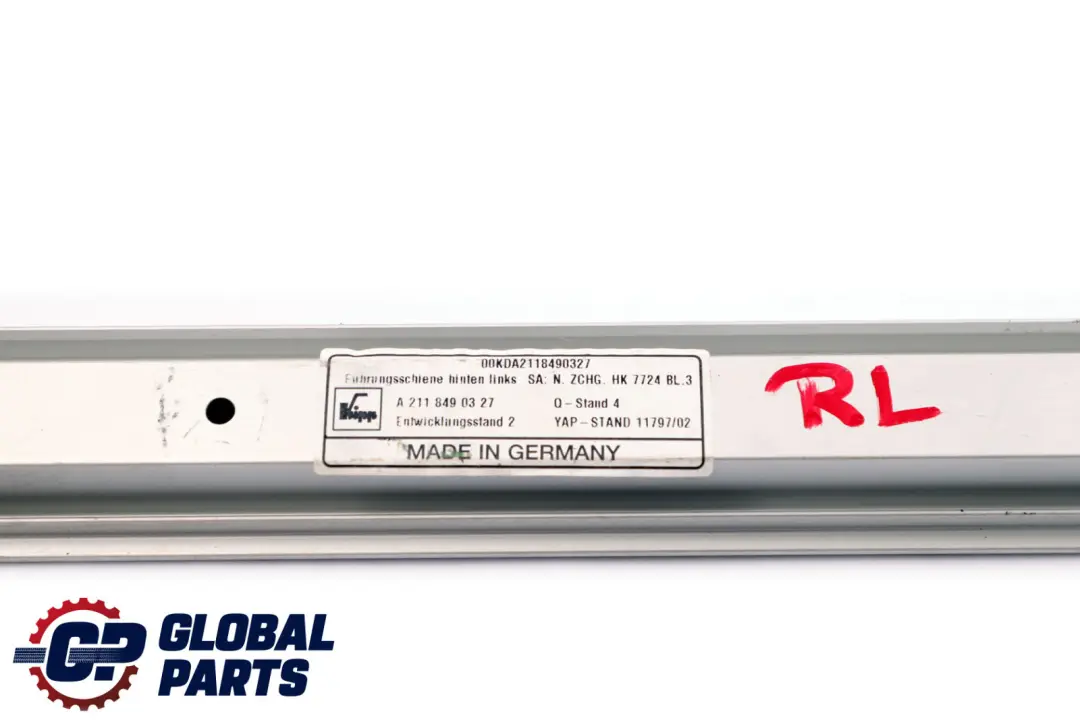 Mercedes-Benz E-Klasse S211 Kombi Ladeboden Hinten Links Schiene für mit Teilenummer A2118490327 Mercedes-Benz E-Klasse S211 Kombi Ladeboden Hinten Links Schiene - SKU A2118490327 - Teilenummer A2118490327