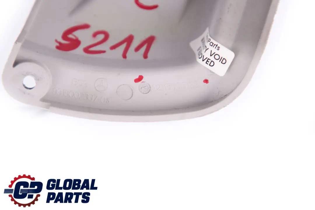 Sliding Boot Rail Cover Left N/S to Mercedes E-Class S211 Touring with Part number A2118600122 Mercedes E-Class S211 Touring Sliding Boot Rail Cover Left N/S - SKU A2118600122 - Part number A2118600122