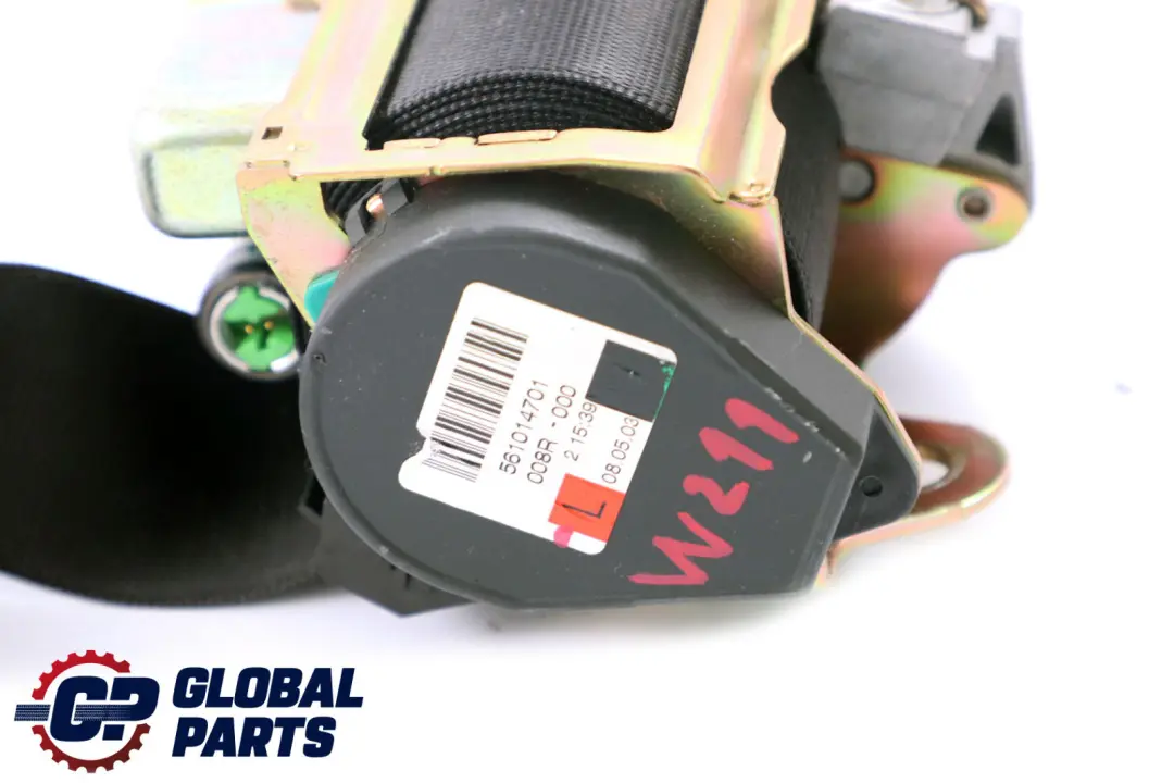 Sicherheitsgurt Vorne Links Schwarz für Mercedes W211 mit Teilenummer A2118600185 Mercedes W211 Sicherheitsgurt Vorne Links Schwarz - SKU A2118600185 - Teilenummer A2118600185