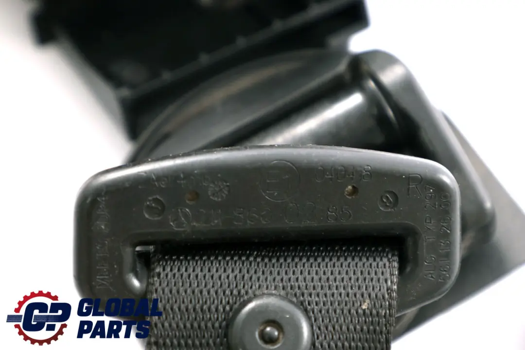  Mercedes-Benz E-Class W211 Front Right O/S Seat Belt Seatbelt Black - SKU A2118600285 - Part number A2118600285