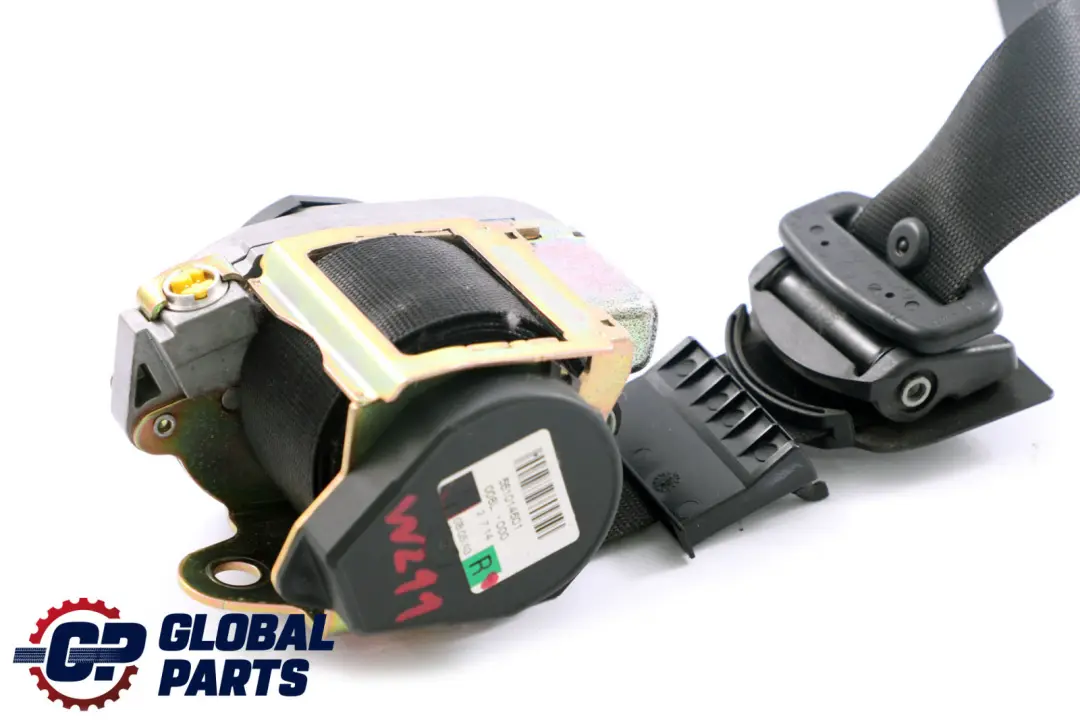 Mercedes-Benz E-Class W211 Front Right O/S Seat Belt Seatbelt Black to with Part number A2118600285 Mercedes-Benz E-Class W211 Front Right O/S Seat Belt Seatbelt Black - SKU A2118600285 - Part number A2118600285