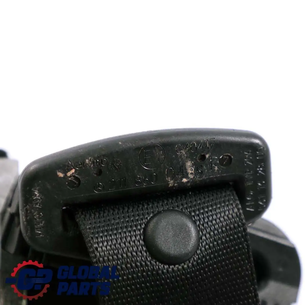 Cintura di sicurezza posteriore destra Nero per Mercedes W211 Berlina con numero di parte A2118600485 Mercedes W211 Berlina Cintura di sicurezza posteriore destra Nero - SKU A2118600485 - Numero di parte A2118600485