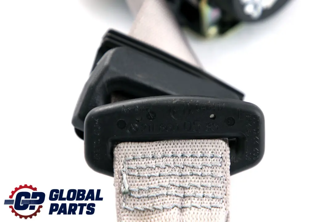 Mercedes-Benz E-Class S211 Touring Left Rear N/S Seat Belt Grey to with Part number A2118600585 Mercedes-Benz E-Class S211 Touring Left Rear N/S Seat Belt Grey - SKU A2118600585 - Part number A2118600585