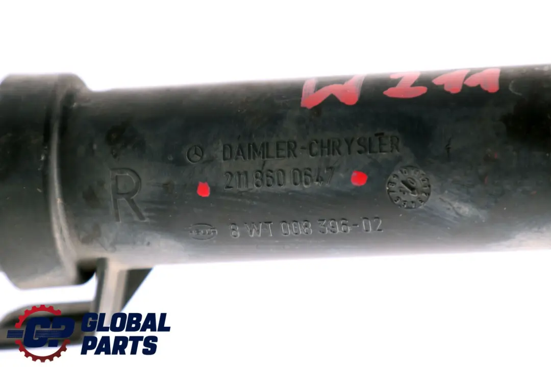 Scheinwerfer Lampenreinigung Rechts Sprühdüse für Mercedes W211 mit Teilenummer A2118600647 Mercedes W211 Scheinwerfer Lampenreinigung Rechts Sprühdüse - SKU A2118600647 - Teilenummer A2118600647