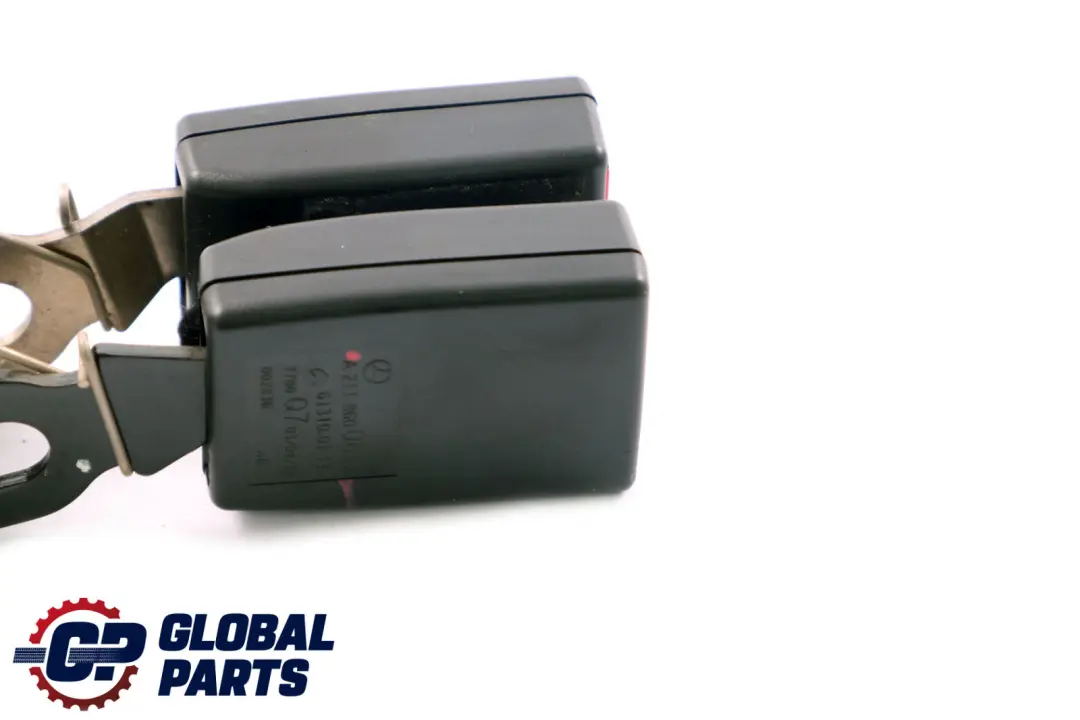 Mercedes-Benz E-Class W211 Rear Right Centre Seat Belt Latch Buckle to with Part number A2118600869 Mercedes-Benz E-Class W211 Rear Right Centre Seat Belt Latch Buckle - SKU A2118600869 - Part number A2118600869