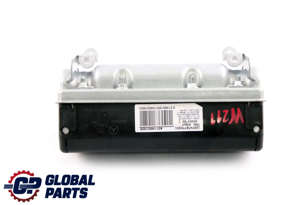 Airbag Lado Delantero Pasajero Salpicadero para Mercedes W211 S211 con número de pieza A2118601305 Mercedes W211 S211 Airbag Lado Delantero Pasajero Salpicadero - SKU A2118601305 - Número de pieza A2118601305