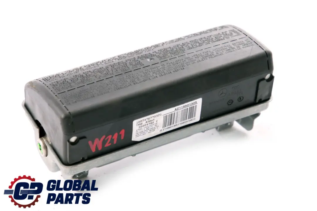 Airbag avant côté passager tableau de bord Mercedes W211 S211 - SKU A2118601305 - Numéro de pièce A2118601305