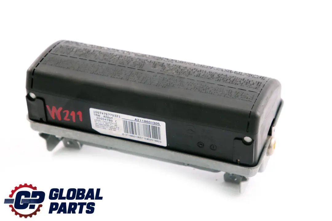 Airbag avant côté passager tableau de bord Mercedes W211 S211 - SKU A2118601305 - Numéro de pièce A2118601305