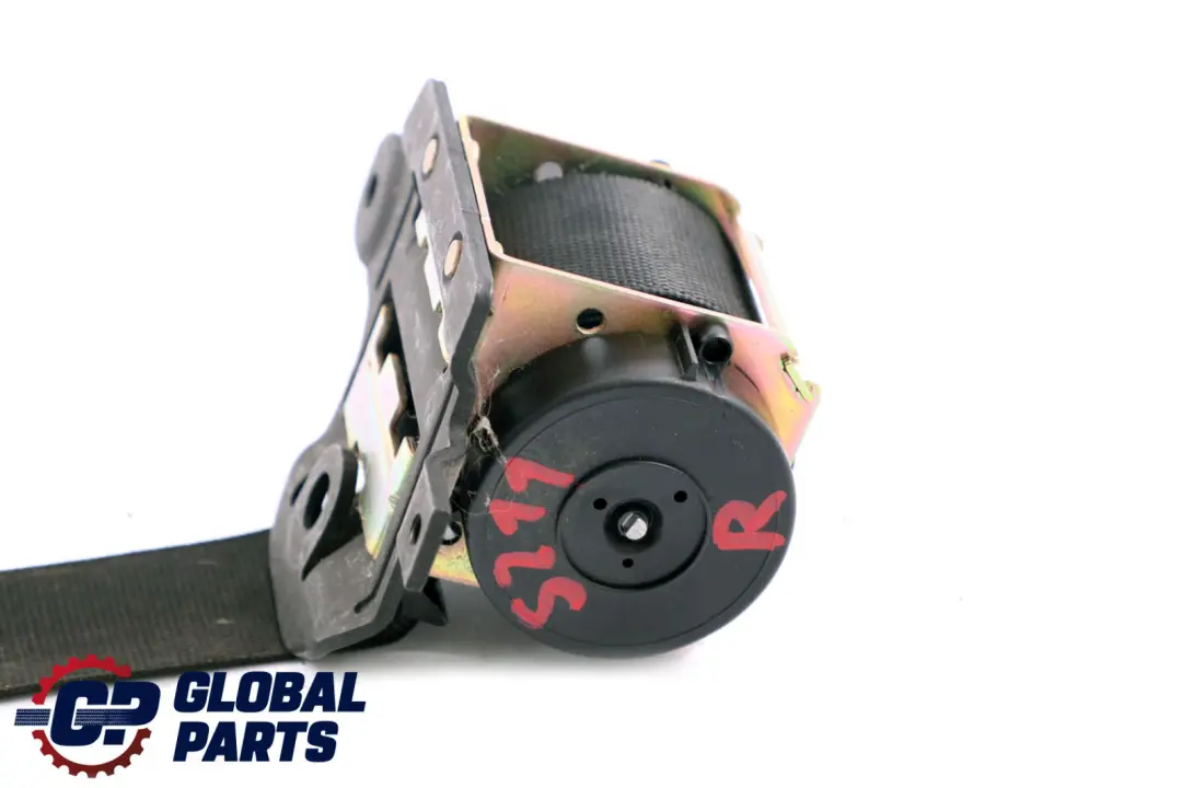 Mercedes-Benz E-Class S211 Touring Rear Right O/S Folding Seat Belt to with Part number A2118601485 Mercedes-Benz E-Class S211 Touring Rear Right O/S Folding Seat Belt - SKU A2118601485 - Part number A2118601485