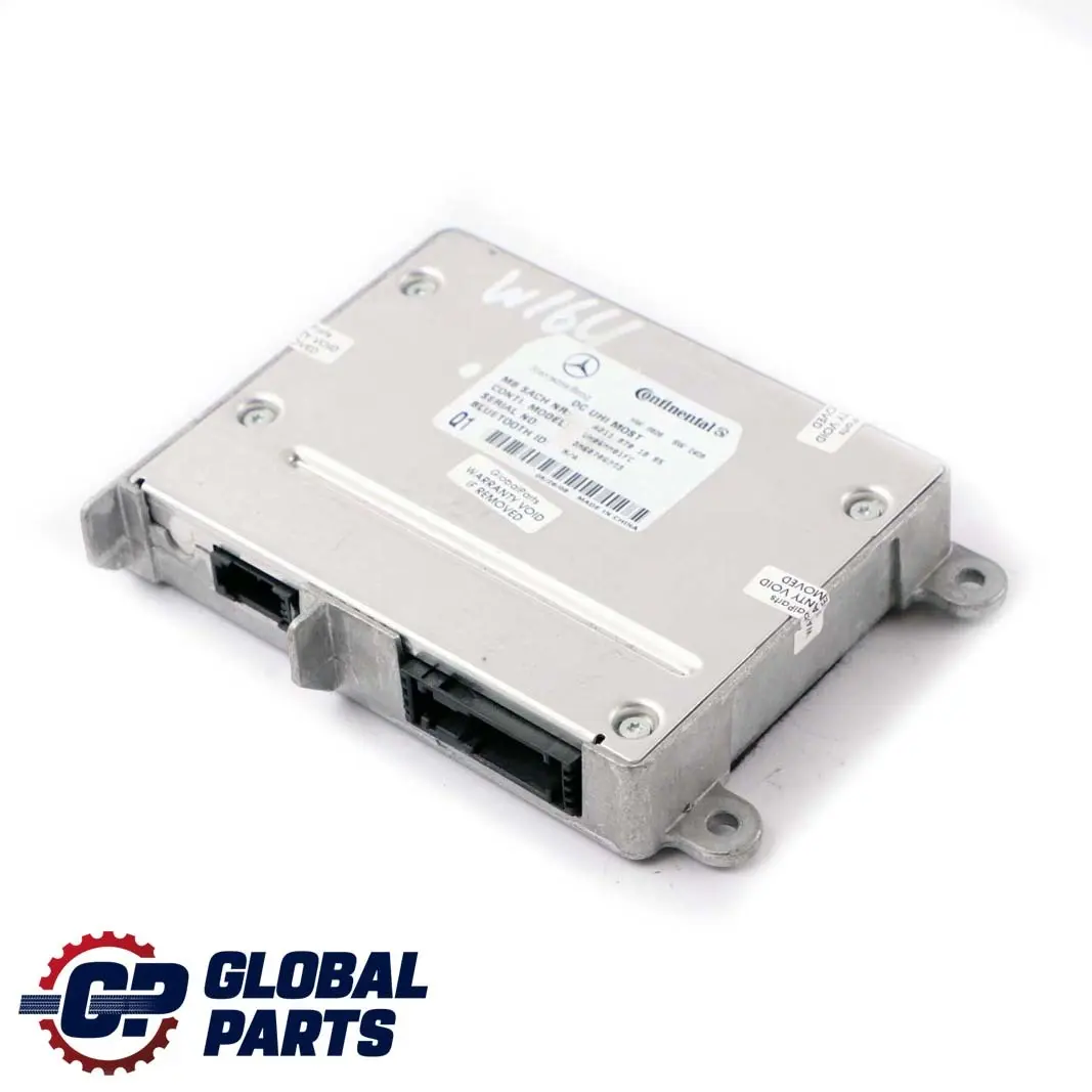Steuer Gerät Modul DC UHI MOST für Mercedes ML W164 mit Teilenummer A2118701885 Mercedes ML W164 Steuer Gerät Modul DC UHI MOST - SKU A2118701885 - Teilenummer A2118701885