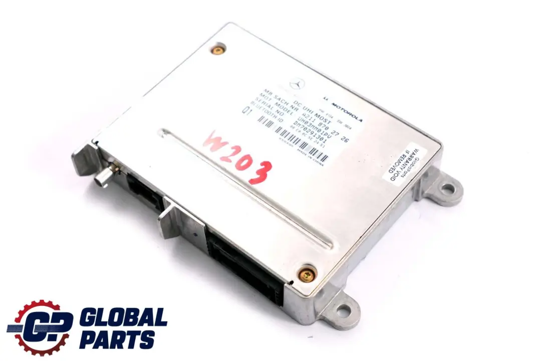 Modulo Unità di Controllo Bluetooth ECU per Mercedes C E W203 W211 con numero di parte A2118702726 Mercedes C E W203 W211 Modulo Unità di Controllo Bluetooth ECU - SKU A2118702726 - Numero di parte A2118702726