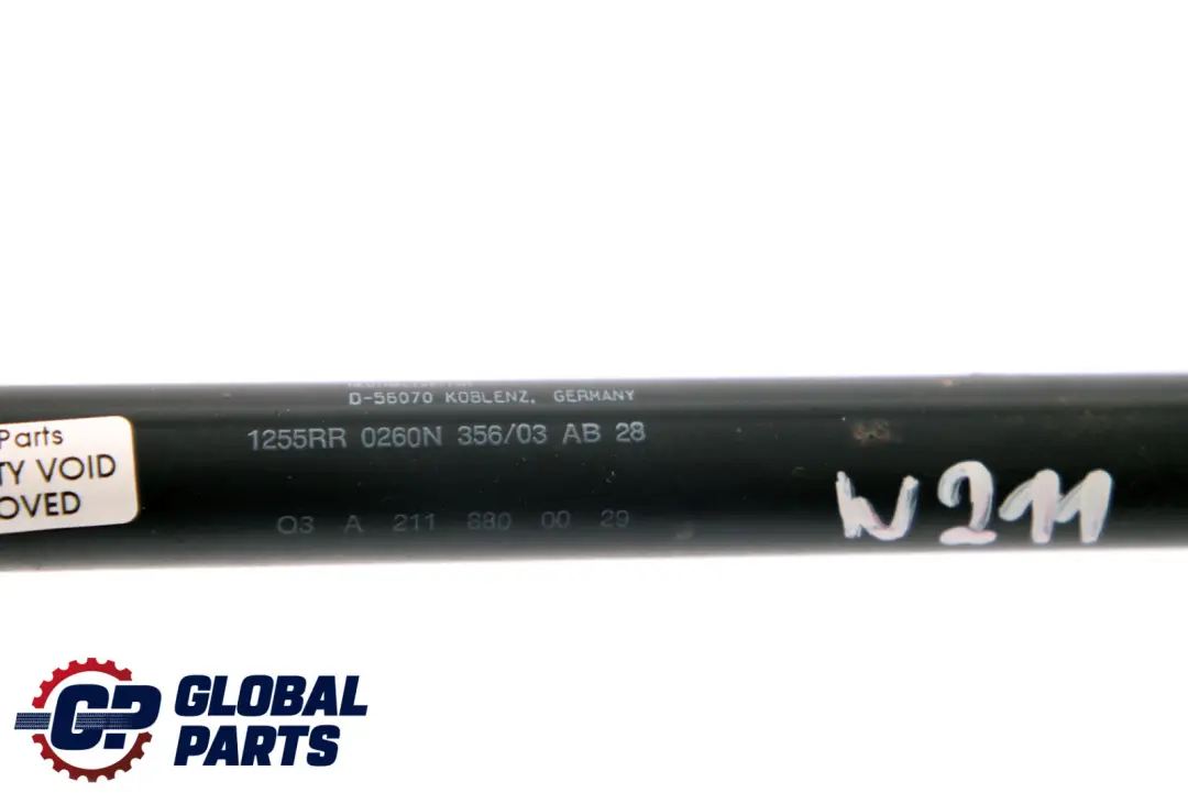 Mercedes CLS S211 W211 W219 Motor Capo Amortiguador Capo Strut - SKU A2118800029 - Número de pieza A2118800029