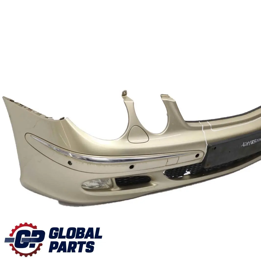 Mercedes-Benz E-Class W211 Front Bumper Trim Panel Travertine Beige - 693 to with Part number A2118800140 Mercedes-Benz E-Class W211 Front Bumper Trim Panel Travertine Beige - 693 - SKU A2118800140-TRB - Part number A2118800140