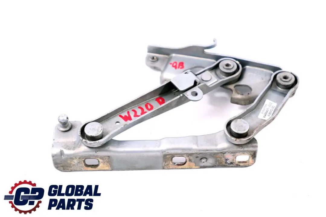 Hinge Right O/S Bonnet Front Chalcedonblau A2118800228 to Mercedes E S W211 W220 with Part number A2118800128 Mercedes E S W211 W220 Hinge Right O/S Bonnet Front Chalcedonblau A2118800228 - SKU A2118800228-QB - Part number A2118800128