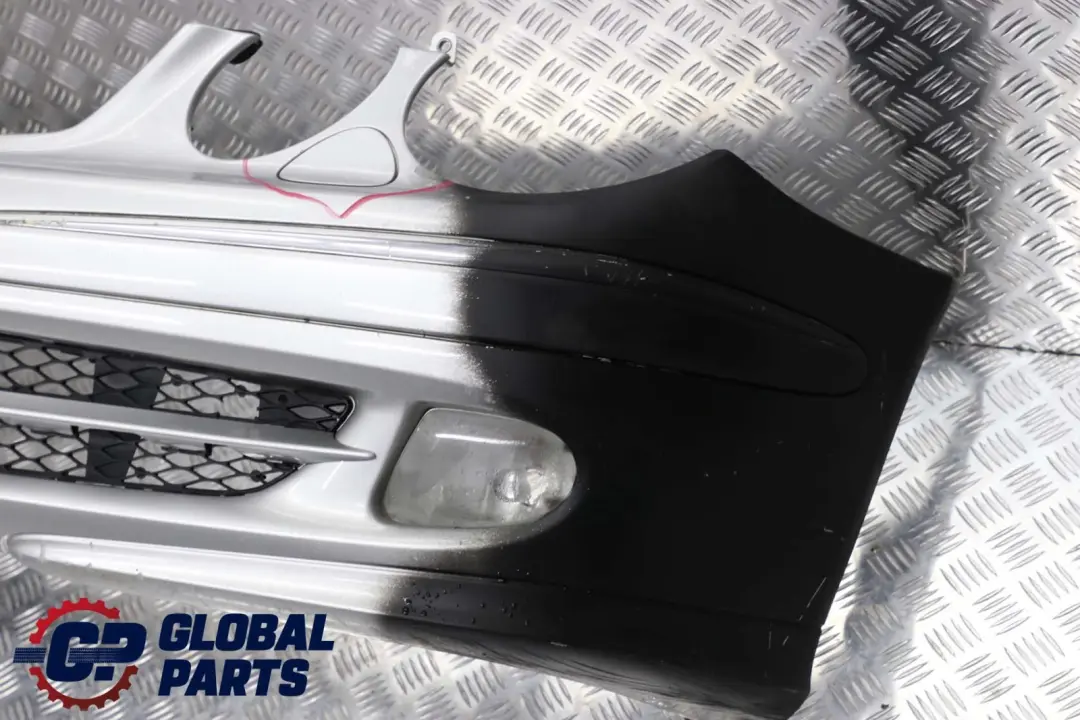 Mercedes E Class W211 Front Bumper Trim Panel Brilliant Silver Metallic - 744 - SKU A2118800240-BS - Part number A2118800240