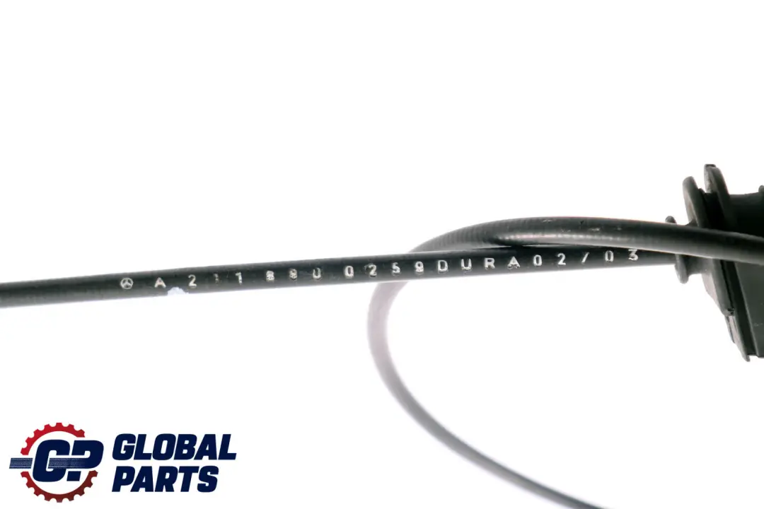 Mercedes-Benz E-Class S211 W211 Bonnet Hood Lock Release Cable to with Part number A2118800259 Mercedes-Benz E-Class S211 W211 Bonnet Hood Lock Release Cable - SKU A2118800259 - Part number A2118800259