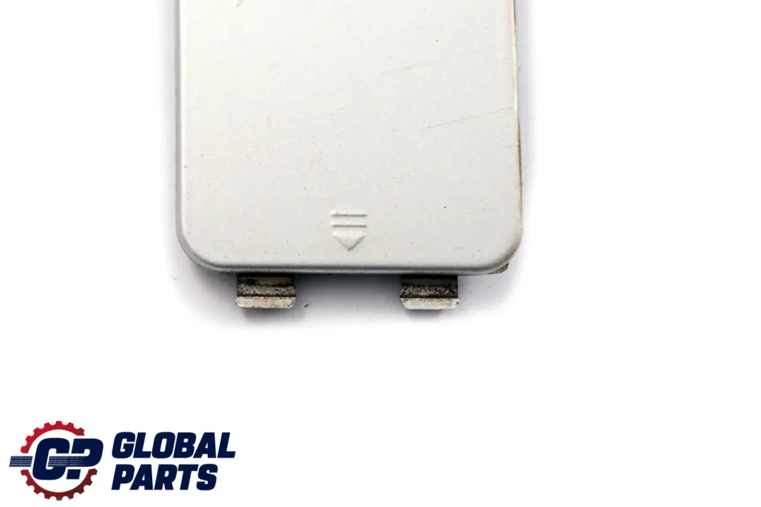 Bumper Hook Cover Cap Brilliant Silver to Mercedes E-Class S211 Rear with Part number A2118800605 Mercedes E-Class S211 Rear Bumper Hook Cover Cap Brilliant Silver - SKU A2118800605-BS - Part number A2118800605