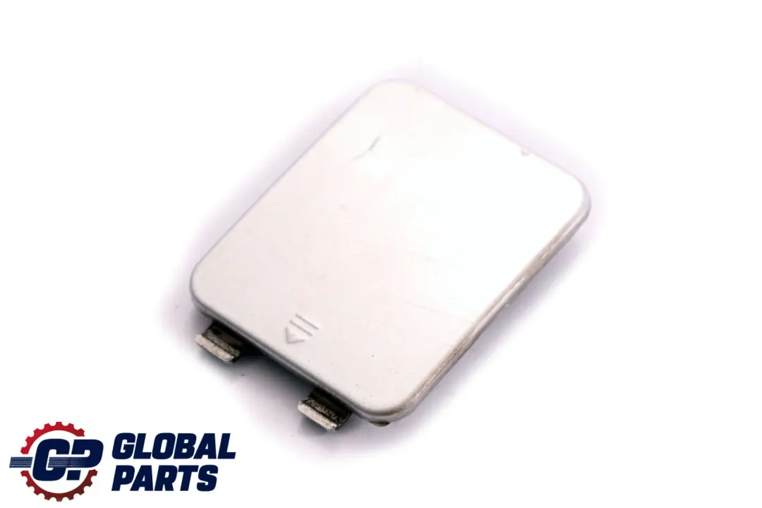 Bumper Hook Cover Cap Brilliant Silver to Mercedes E-Class S211 Rear with Part number A2118800605 Mercedes E-Class S211 Rear Bumper Hook Cover Cap Brilliant Silver - SKU A2118800605-BS - Part number A2118800605