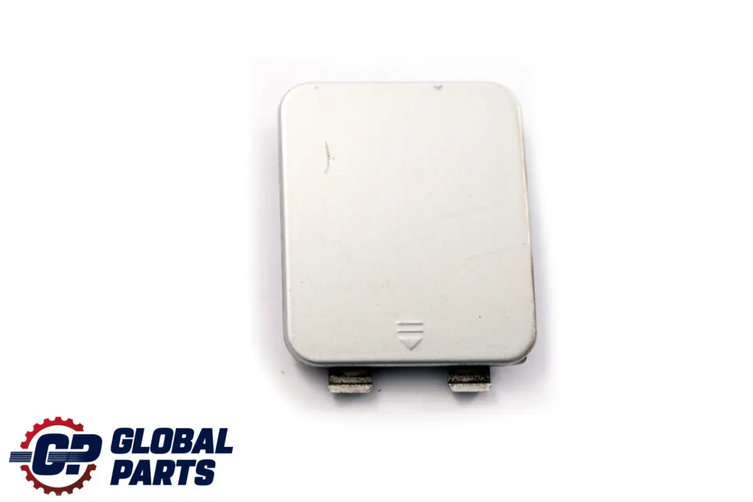 Bumper Hook Cover Cap Brilliant Silver to Mercedes E-Class S211 Rear with Part number A2118800605 Mercedes E-Class S211 Rear Bumper Hook Cover Cap Brilliant Silver - SKU A2118800605-BS - Part number A2118800605