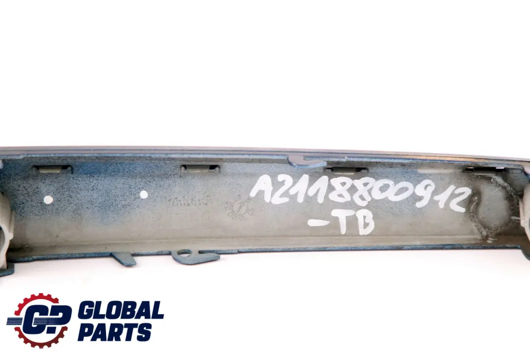 Mercedes-Benz E-Klasse S211 W211 Zierleiste Stoßfänger Ledge Tanzanite Blau für mit Teilenummer A2118800912 Mercedes-Benz E-Klasse S211 W211 Zierleiste Stoßfänger Ledge Tanzanite Blau - SKU A2118800912-TB - Teilenummer A2118800912