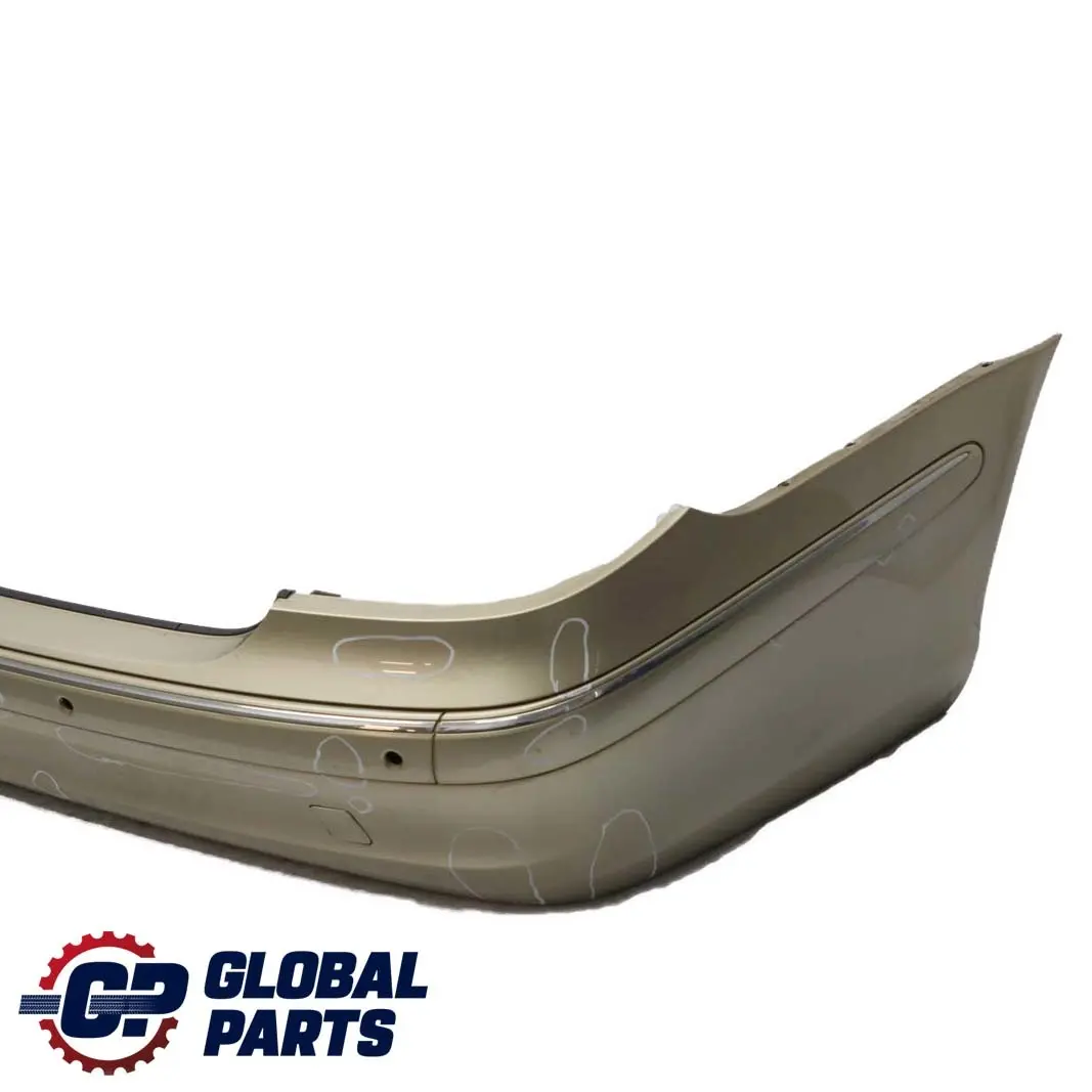 Mercedes-Benz E-Class W211 Rear Bumper Trim Panel Travertine Beige - 693 to with Part number A2118803240 Mercedes-Benz E-Class W211 Rear Bumper Trim Panel Travertine Beige - 693 - SKU A2118803240-TRB - Part number A2118803240