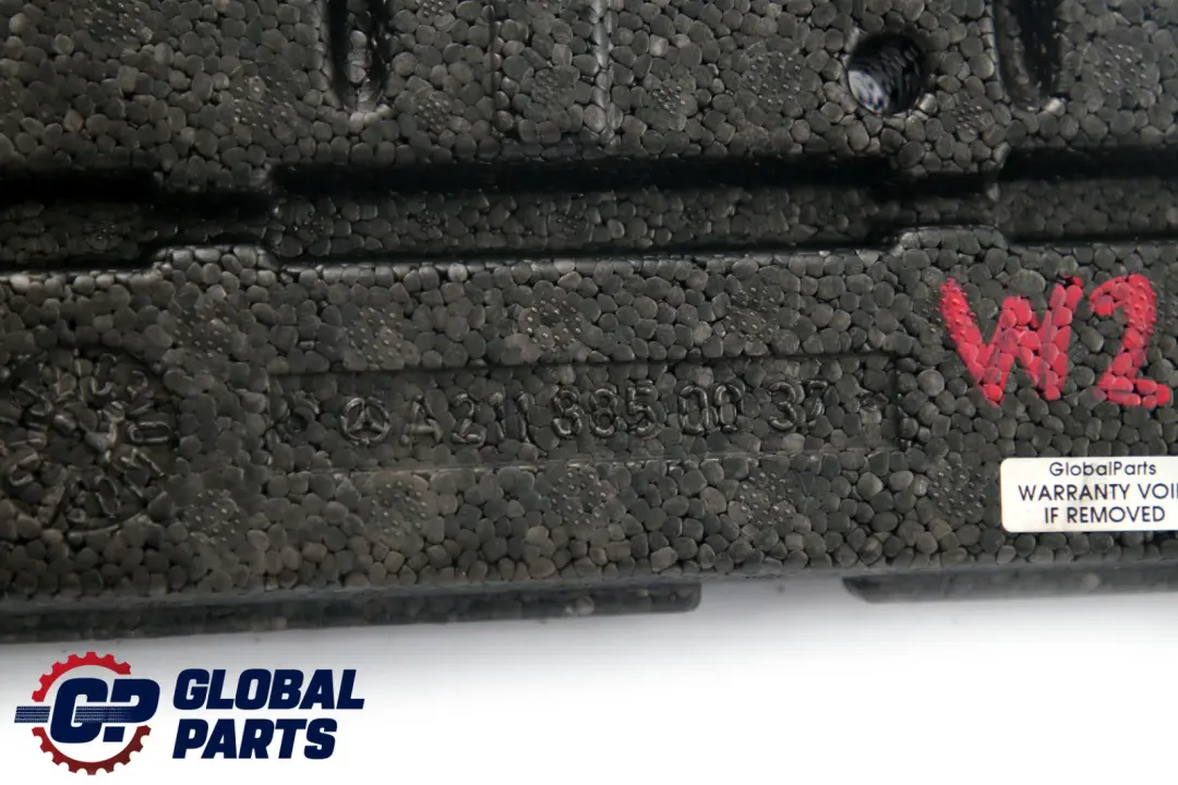 Mercedes S211 W211 Front Bumper Center Impact Absorber - SKU A2118850037 - Part number A2118850037