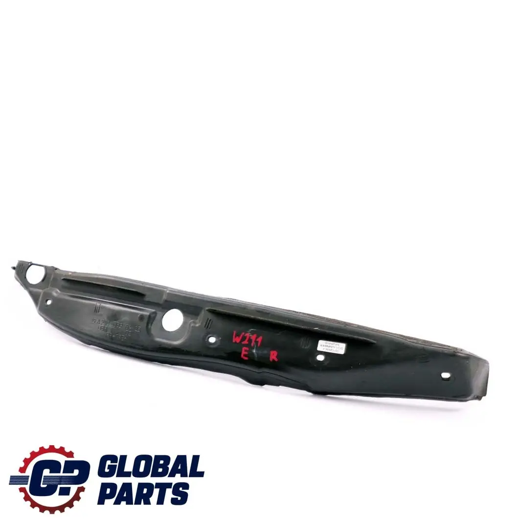 Windbreak Cover Fender Front Right O/S to Mercedes S211 W211 with Part number A2118890425 Mercedes S211 W211 Windbreak Cover Fender Front Right O/S - SKU A2118890425 - Part number A2118890425